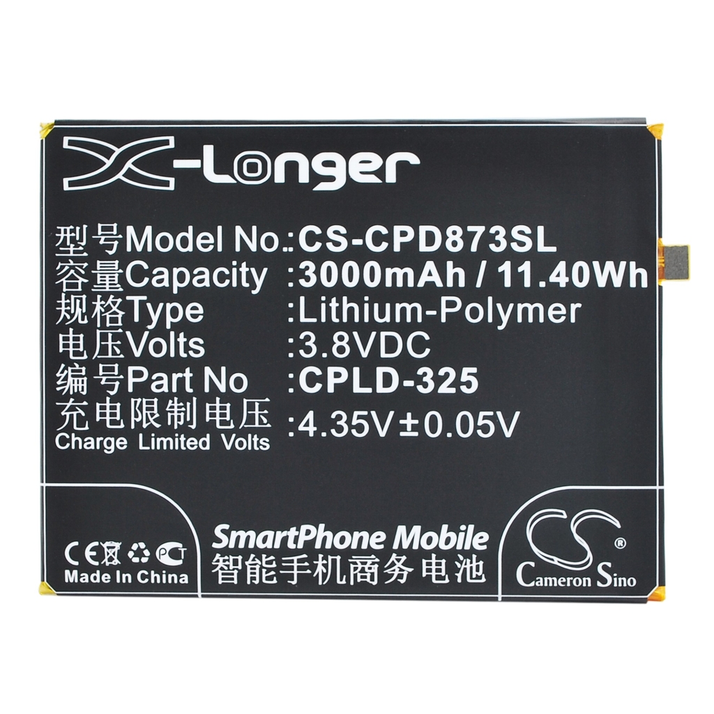 Batteri kompatibel med Coolpad CS-CPD873SL