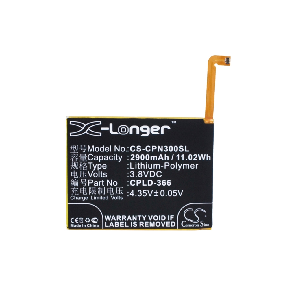 Batteri kompatibel med Coolpad CS-CPN300SL
