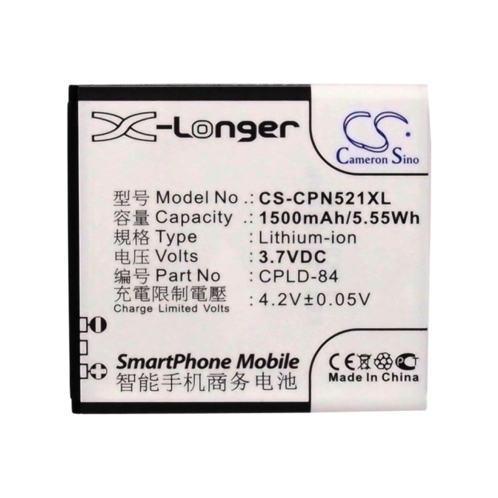 Batteri kompatibel med Coolpad CS-CPN521XL