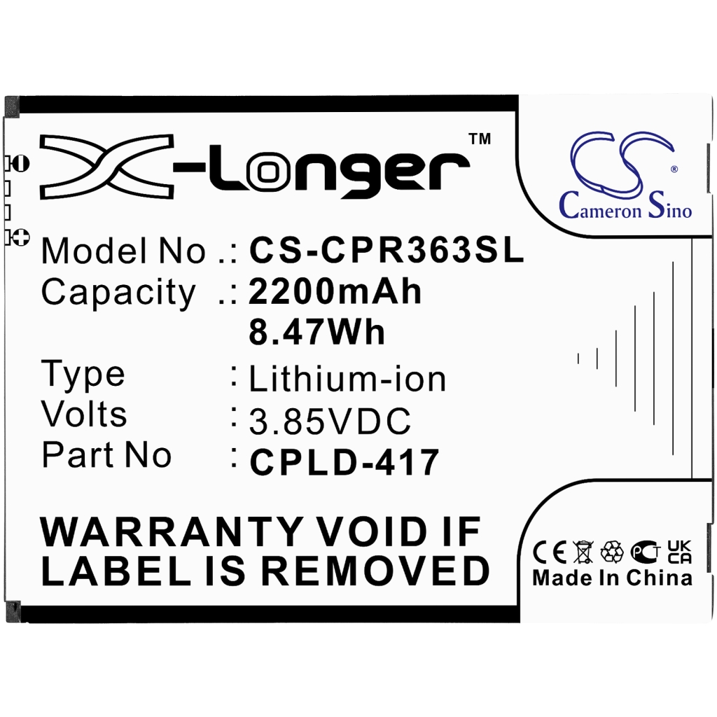 Mobiltelefonbatteri Coolpad CS-CPR363SL