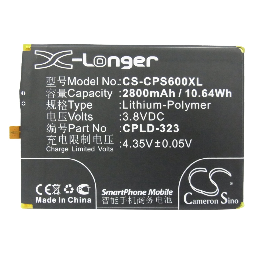 Batteri kompatibel med Coolpad CS-CPS600XL