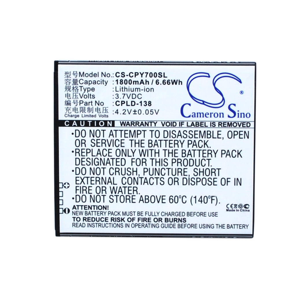 Mobiltelefonbatteri Coolpad CS-CPY700SL
