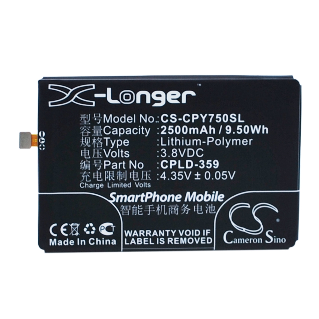 Mobiltelefonbatteri Coolpad CS-CPY750SL