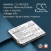Batterier kompatibel med Consumer Cellular Iris Flip CS-CRF332SL