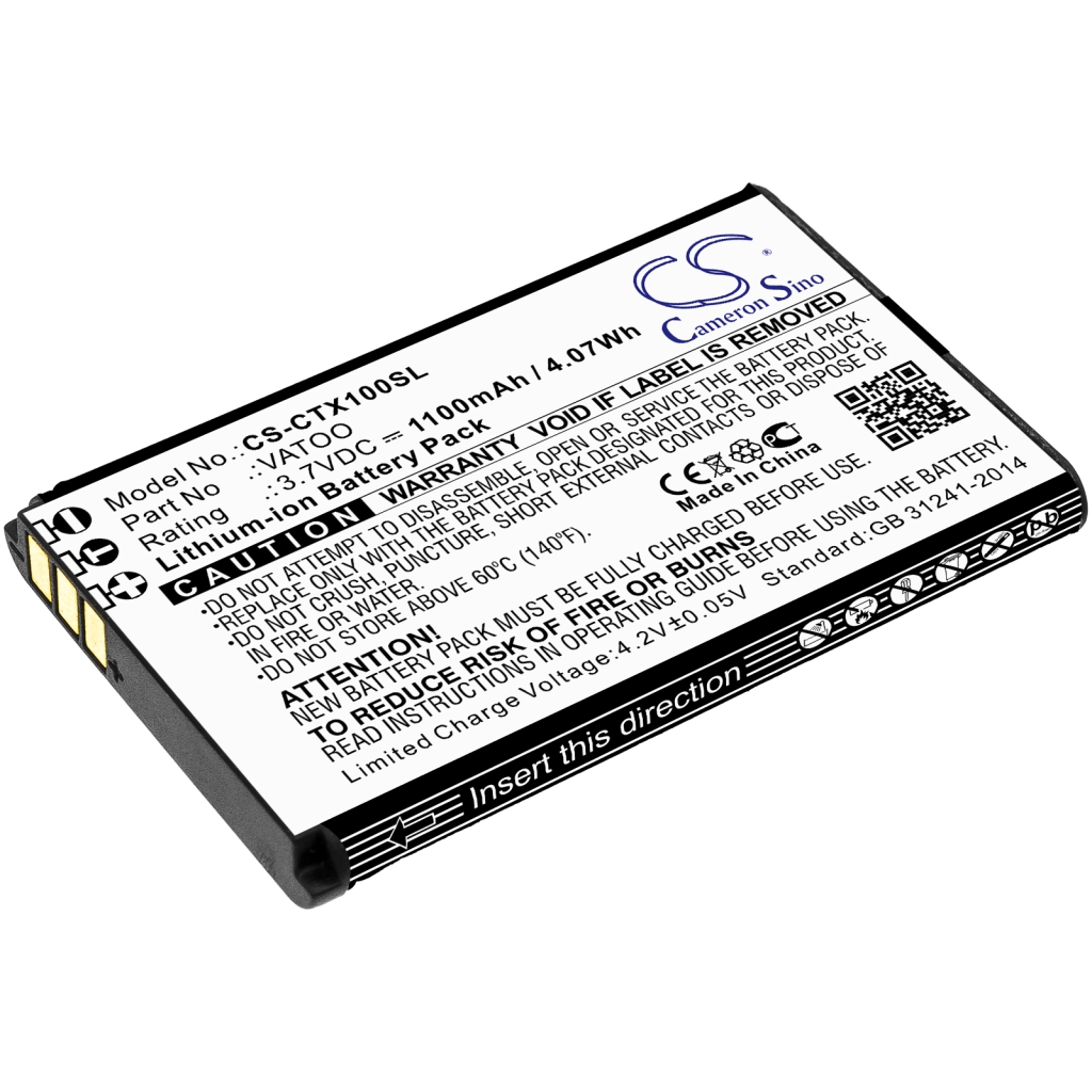 Højttalerbatteri Contacta CS-CTX100SL