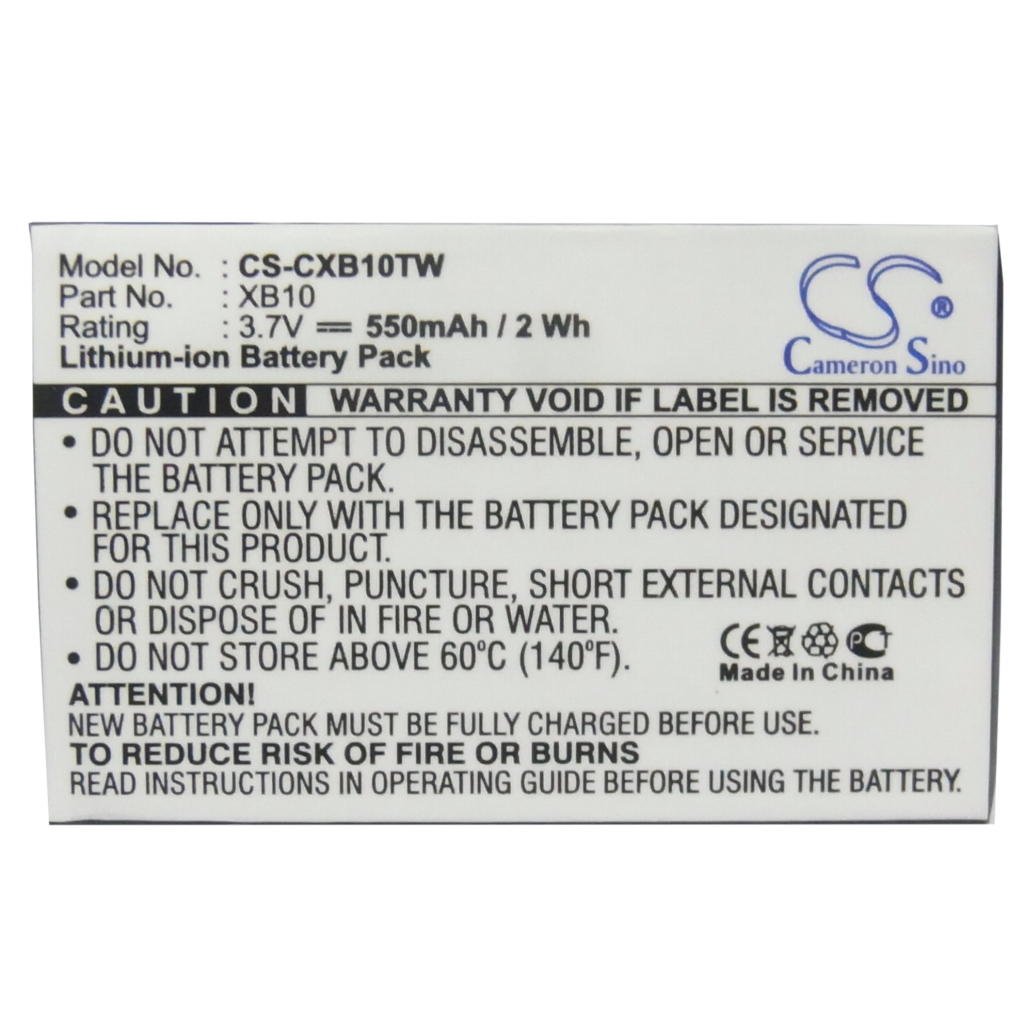 Tovejs radio batteri Xact Communication CS-CXB10TW