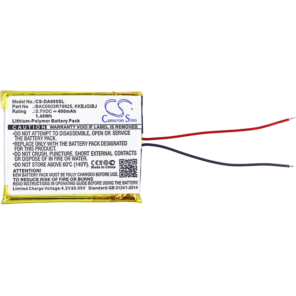 Batteri kompatibel med Creative CS-DA005SL