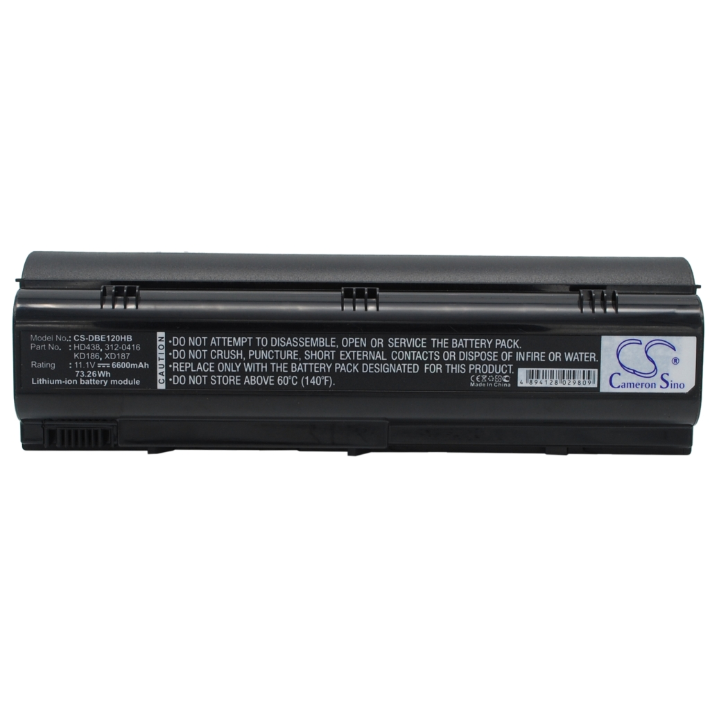 Notebookbatteri DELL CS-DBE120HB