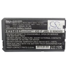 Kompatibel batteriudskiftning til DELL 312-0292,312-0326,312-0334,312-0335,312-0347...