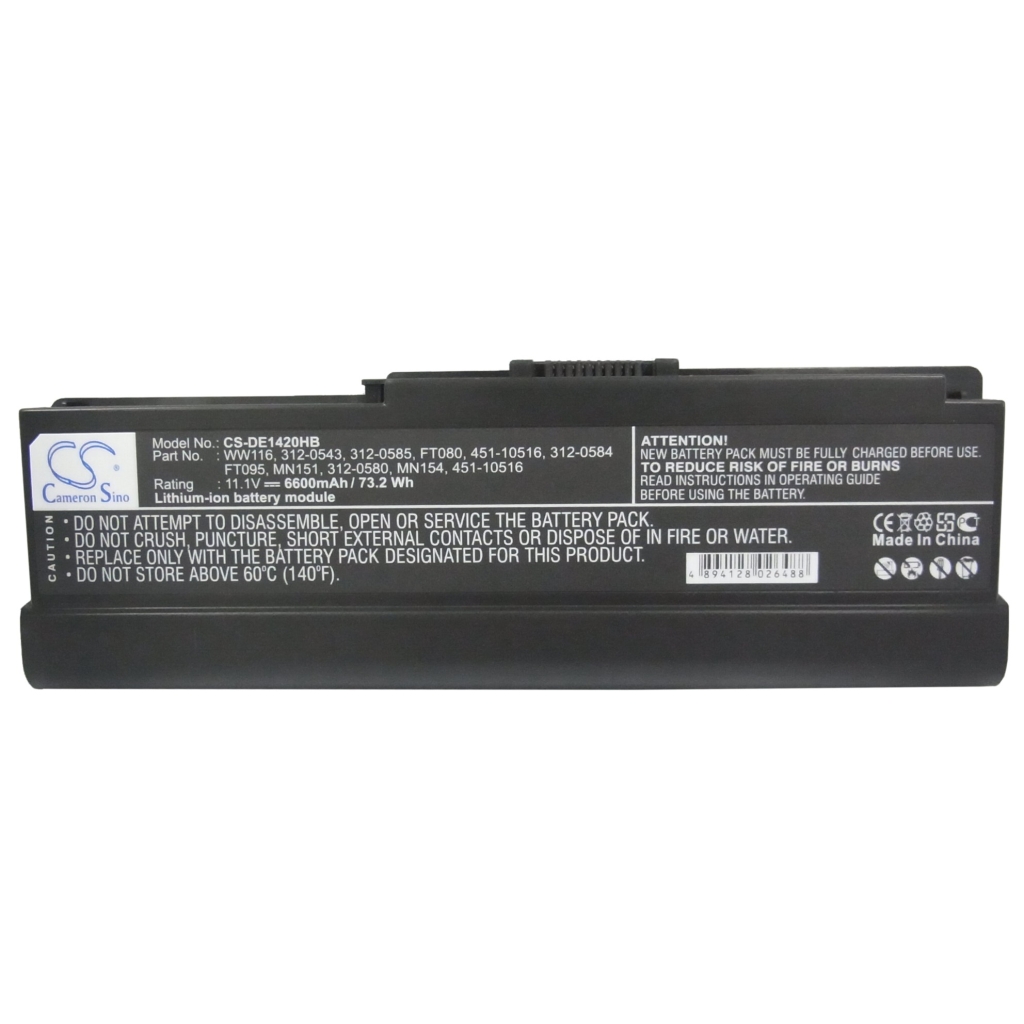 Notebookbatteri DELL CS-DE1420HB