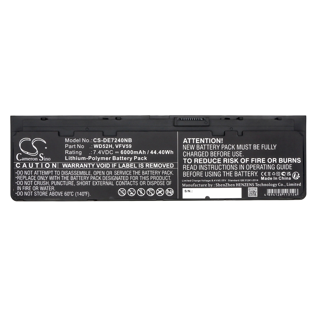 Notebookbatteri DELL Latitude E7250