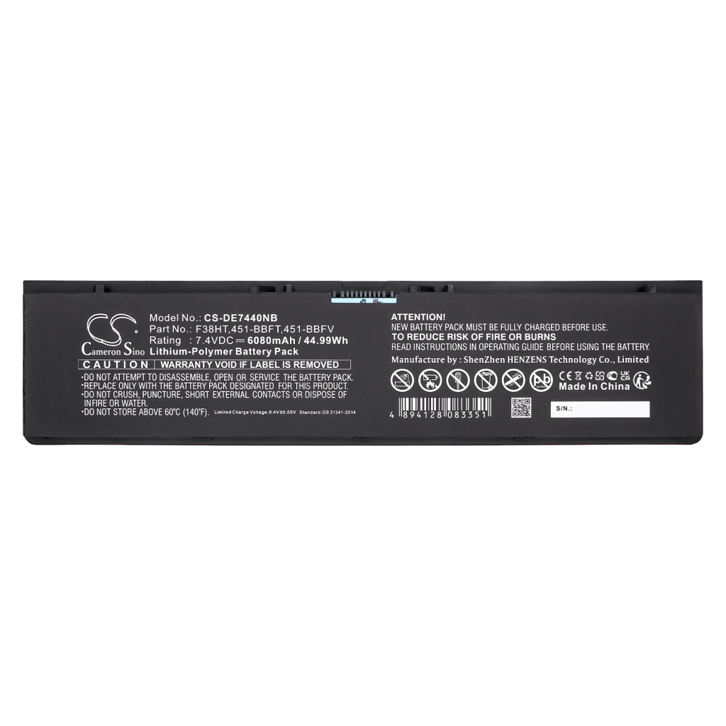 Notebookbatteri DELL Latitude E7450