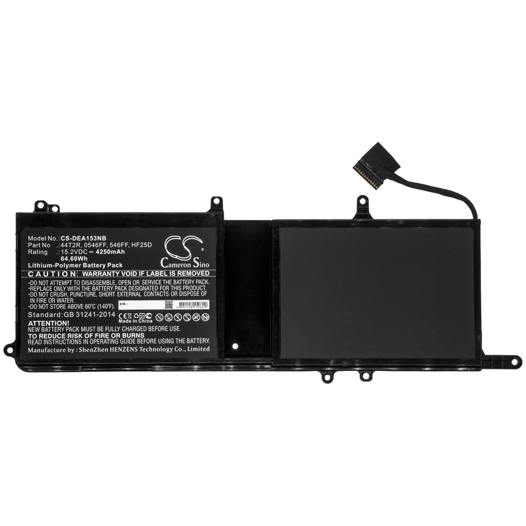 Notebookbatteri DELL CS-DEA153NB