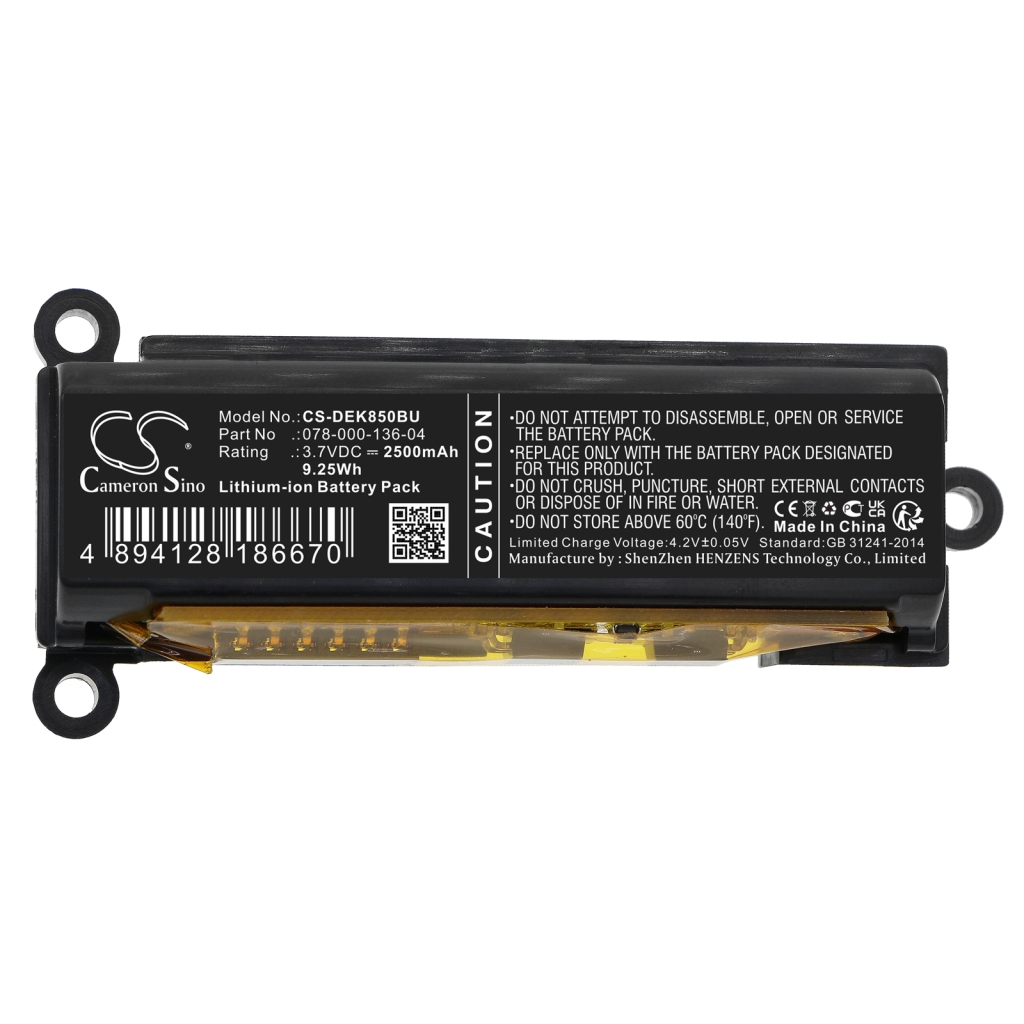 Notebookbatteri DELL CS-DEK850BU