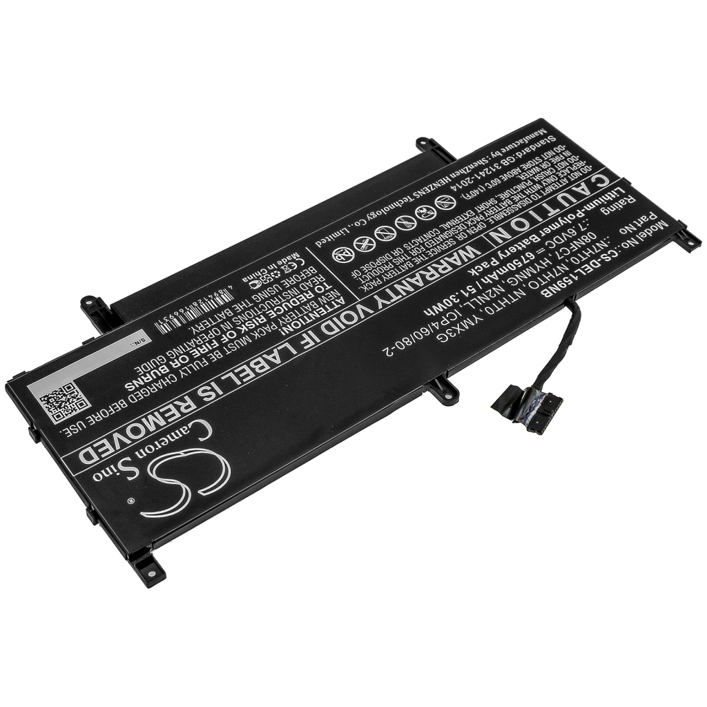 Batteri kompatibel med DELL CS-DEL159NB