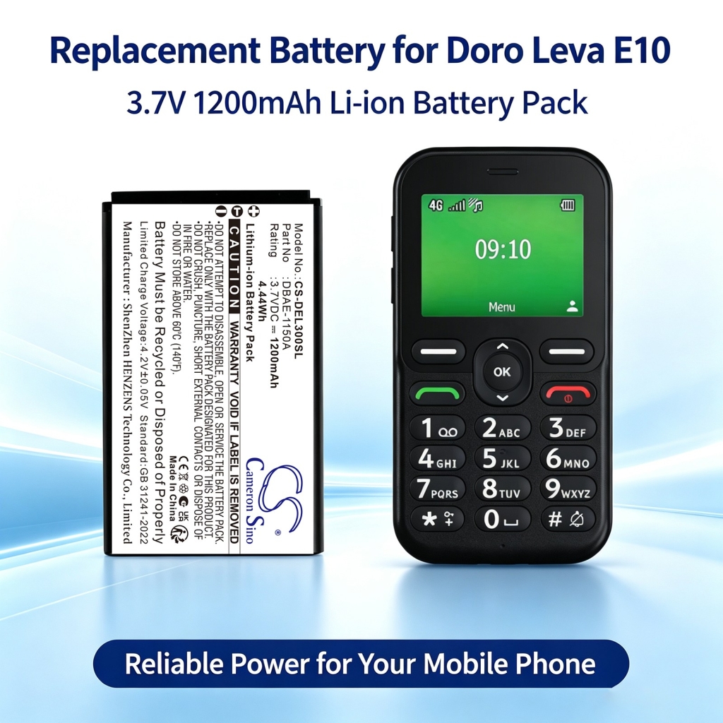 Batteri kompatibel med Doro CS-DEL300SL