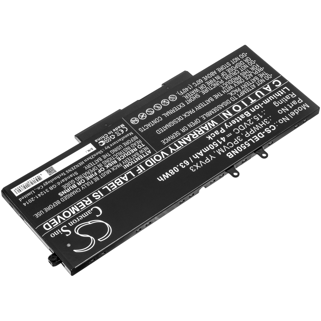 Batteri kompatibel med DELL CS-DEL550NB