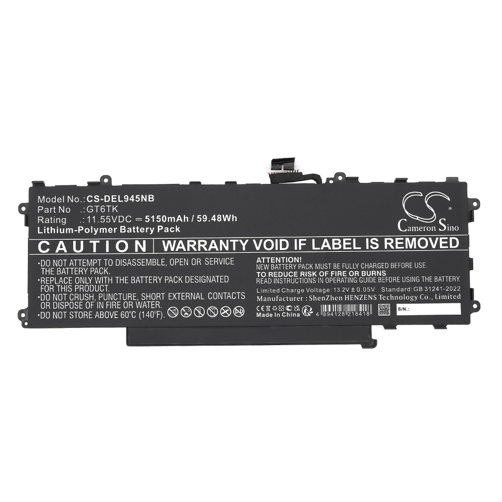 Notebookbatteri DELL CS-DEL945NB