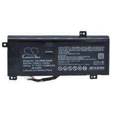 Kompatibel batteriudskiftning til DELL 08X70T,0G05YJ,8X70T,G05YJ,GO5YJ...