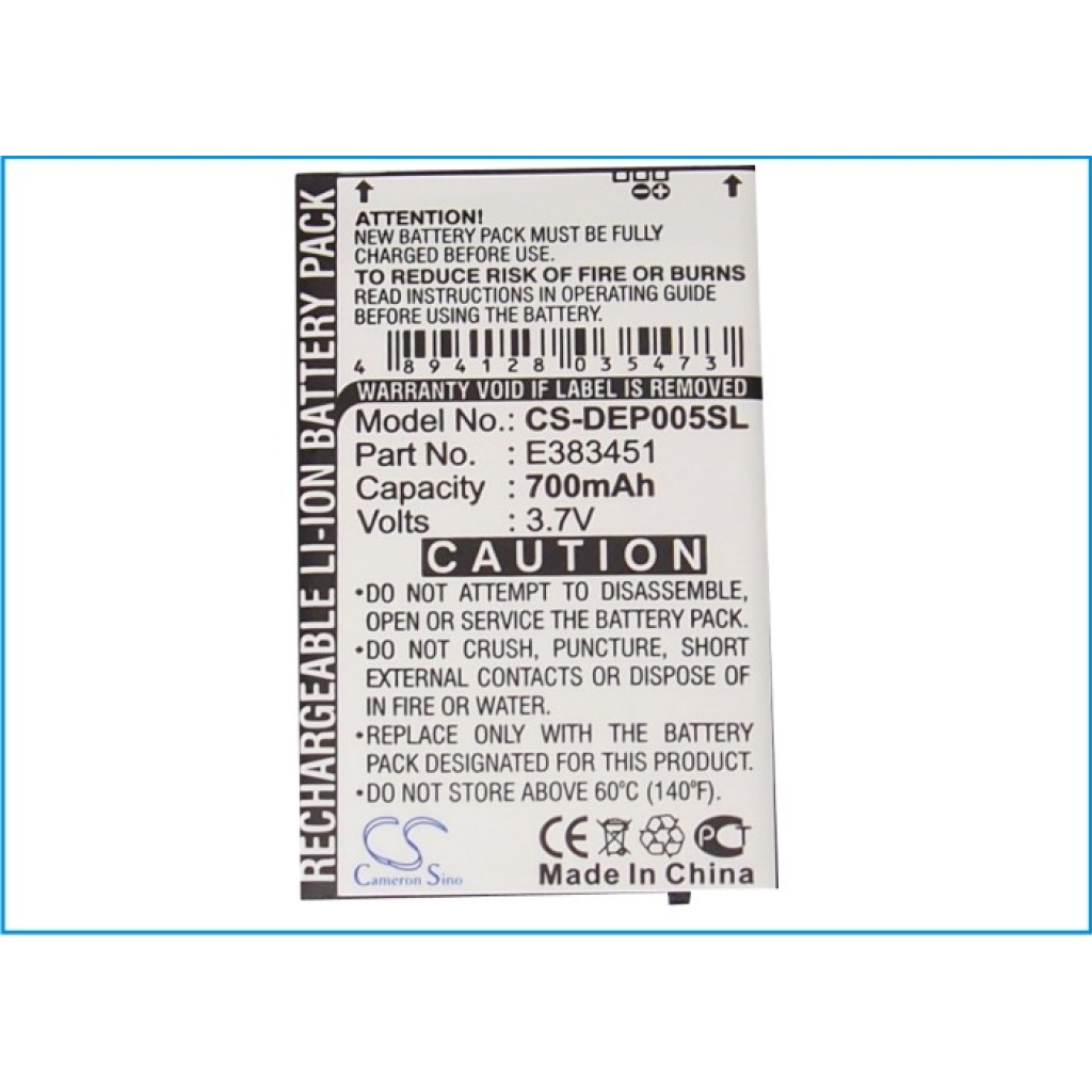 Batterier Erstatter TCL383450