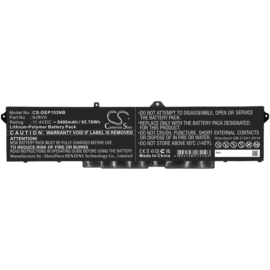 Batterier Erstatter 9JRV0