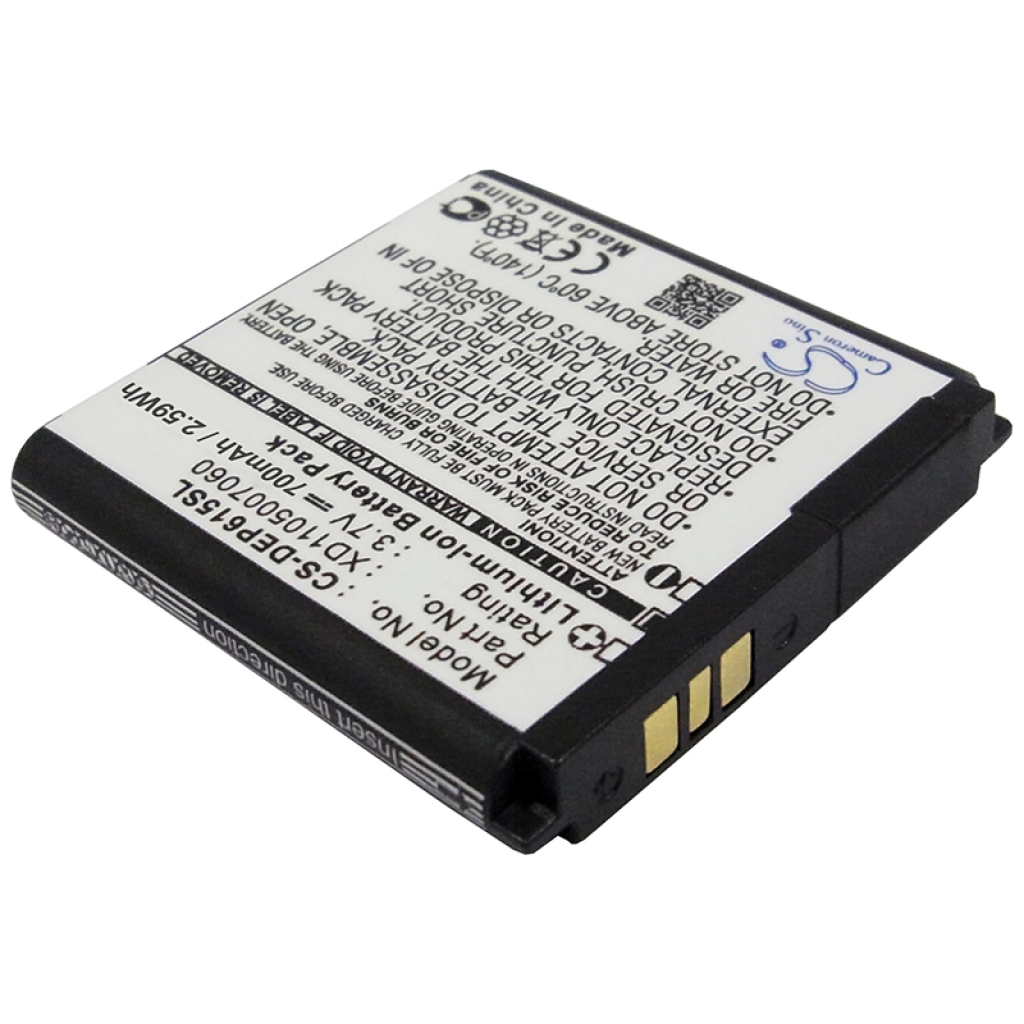 Mobiltelefonbatteri Doro CS-DEP615SL