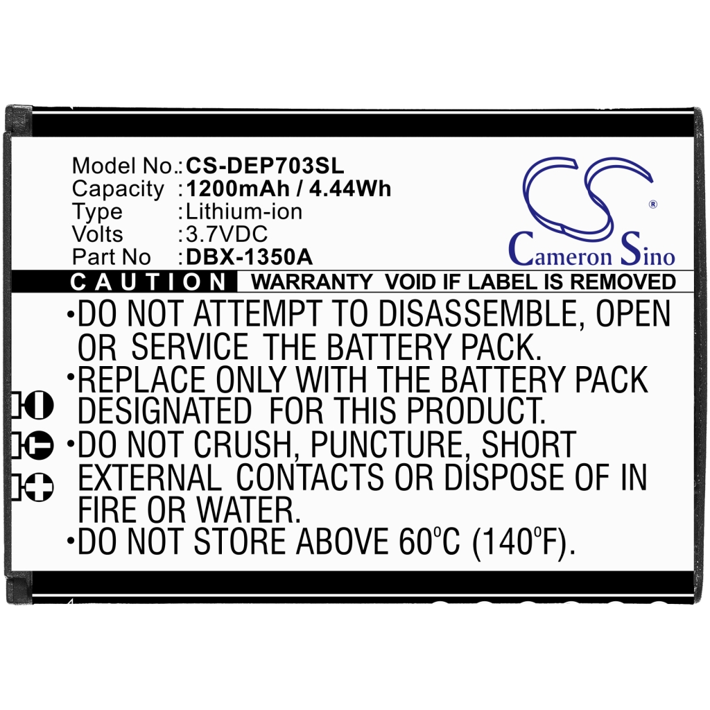 Mobiltelefonbatteri Doro CS-DEP703SL