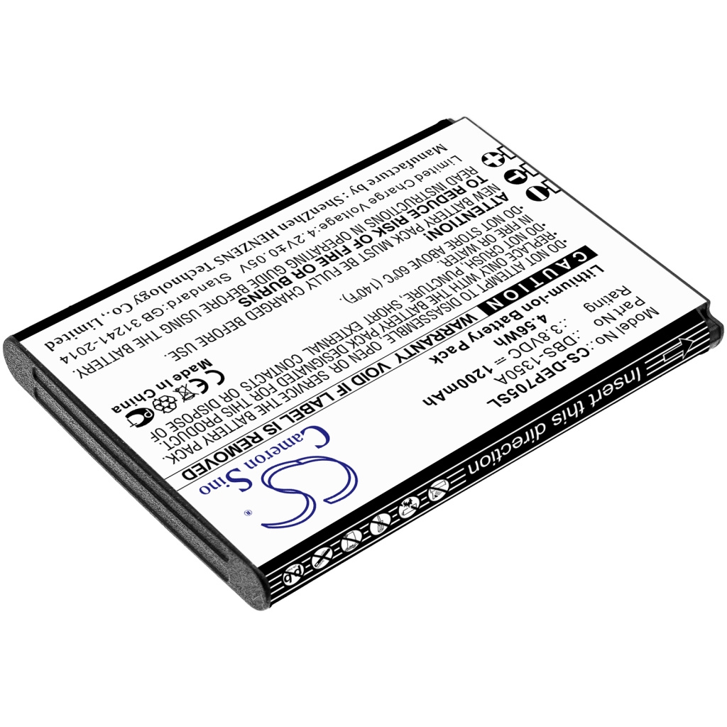 Mobiltelefonbatteri Doro CS-DEP705SL