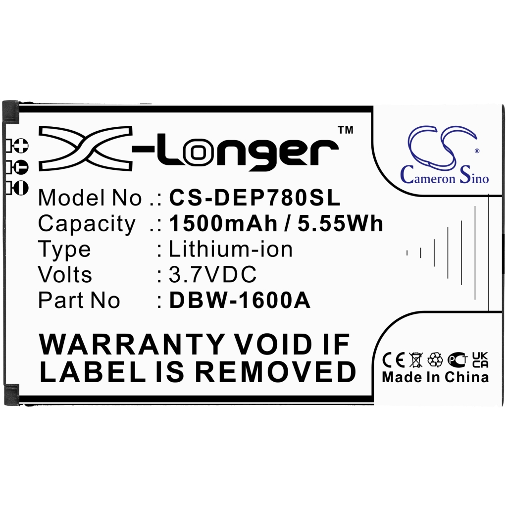 Mobiltelefonbatteri Doro CS-DEP780SL
