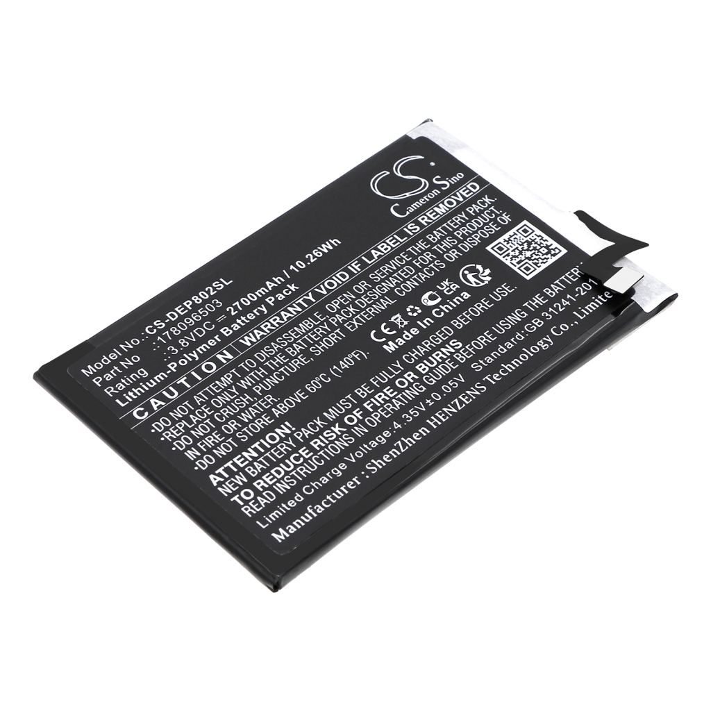Mobiltelefonbatteri Doro CS-DEP802SL