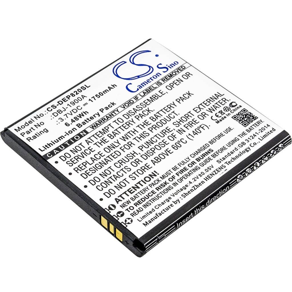 Mobiltelefonbatteri Doro CS-DEP820SL