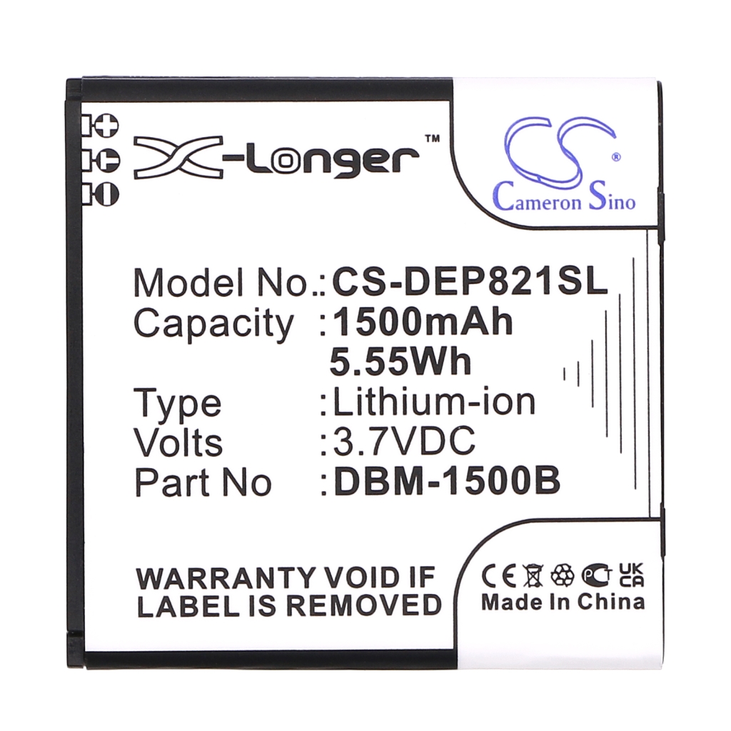 Mobiltelefonbatteri Doro CS-DEP821SL