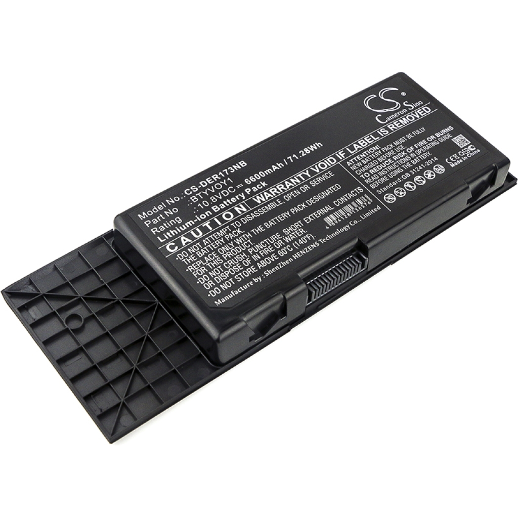 Notebookbatteri DELL CS-DER173NB