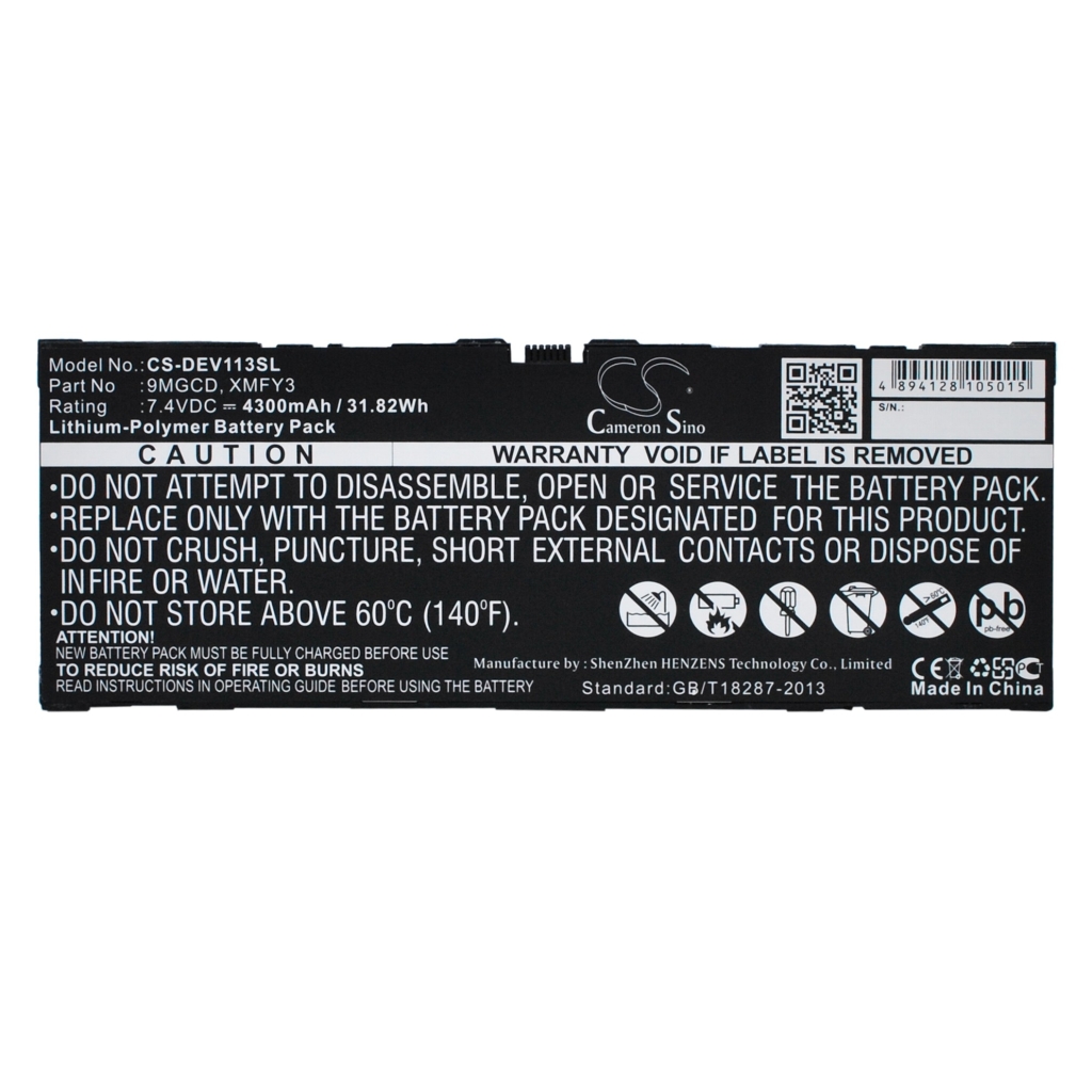 Battery Replaces XMFY3