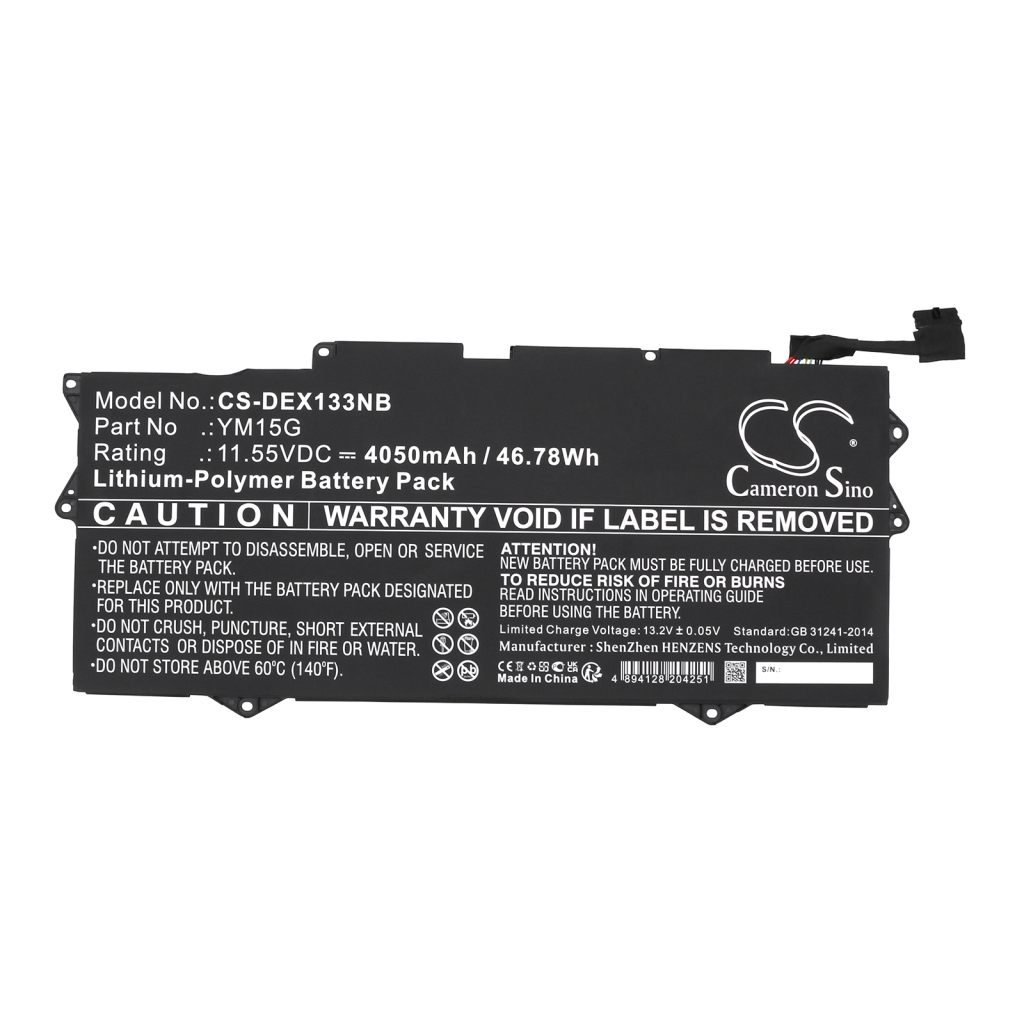 Notebookbatteri DELL CS-DEX133NB