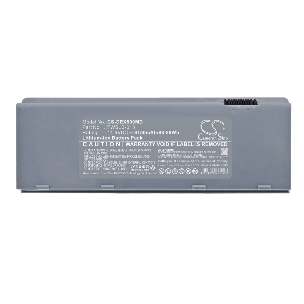 Batteri kompatibel med Edan CS-DEX800MD