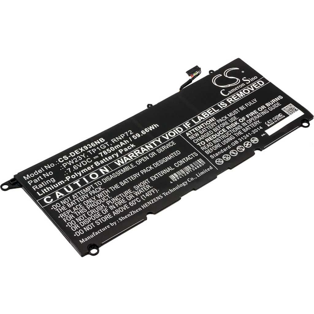 Notebookbatteri DELL CS-DEX936NB