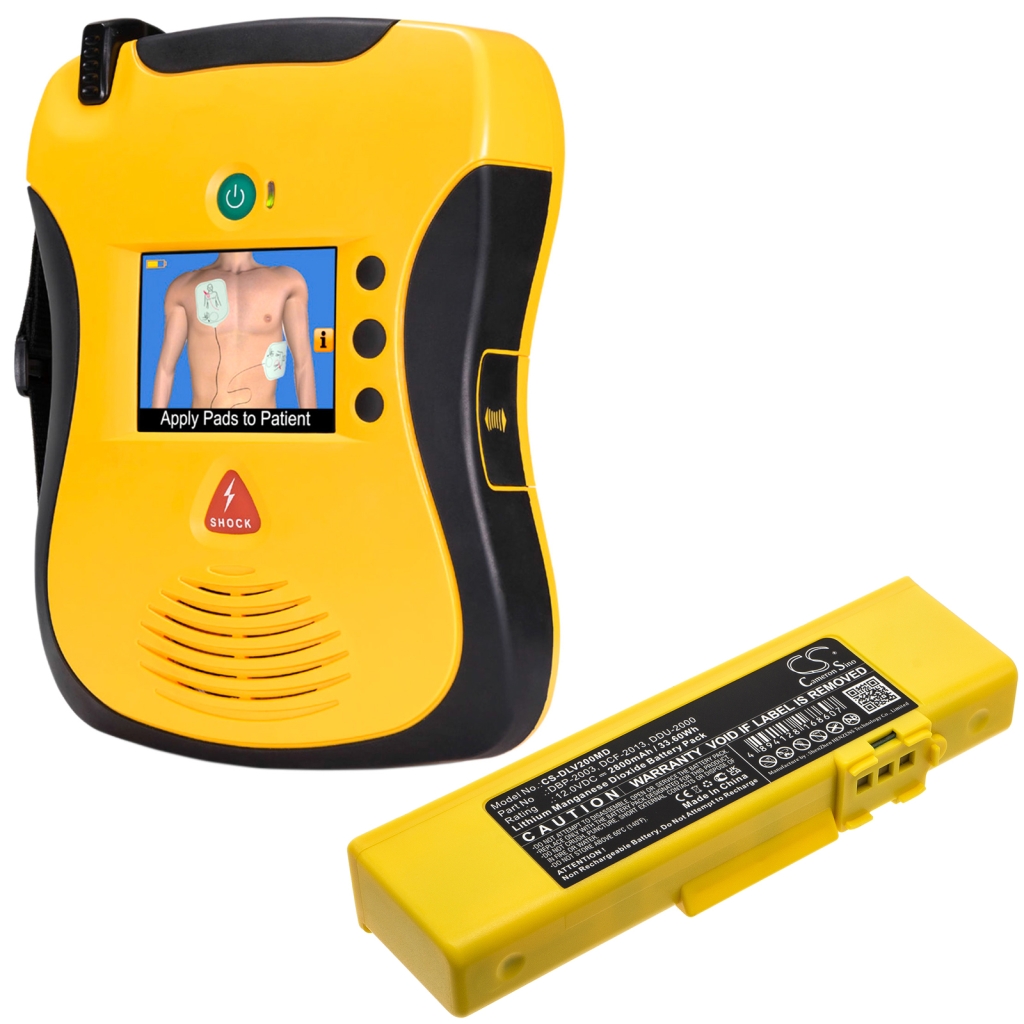 Batteri kompatibel med Defibtech CS-DLV200MD
