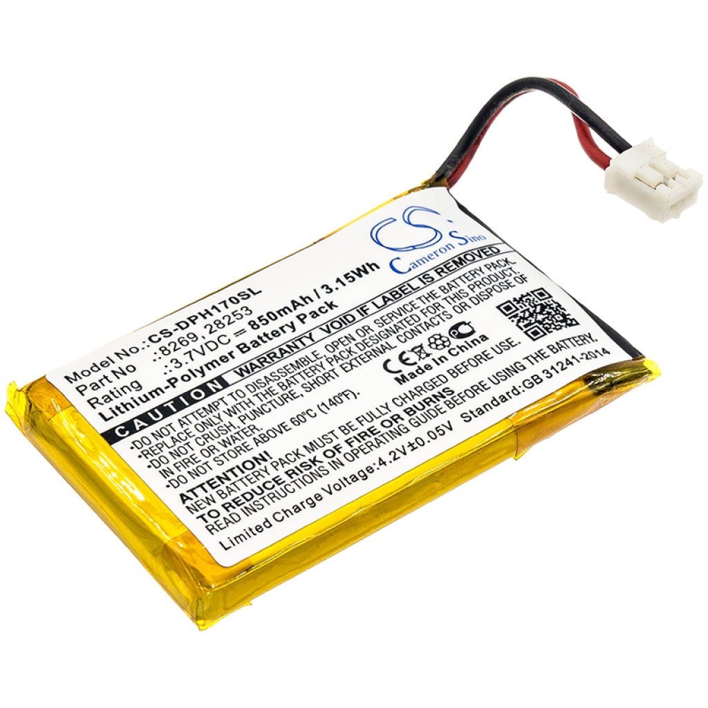 Hjemmesikkerhedskamera batteri Marmitek CS-DPH170SL