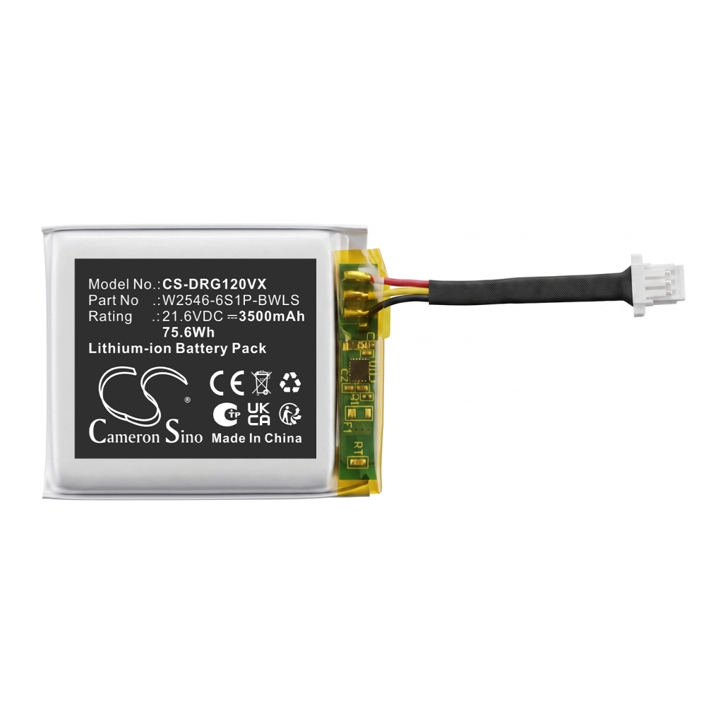 Batterier kompatibel med Dreame G12 G12 Dual Pro CS-DRG120VX