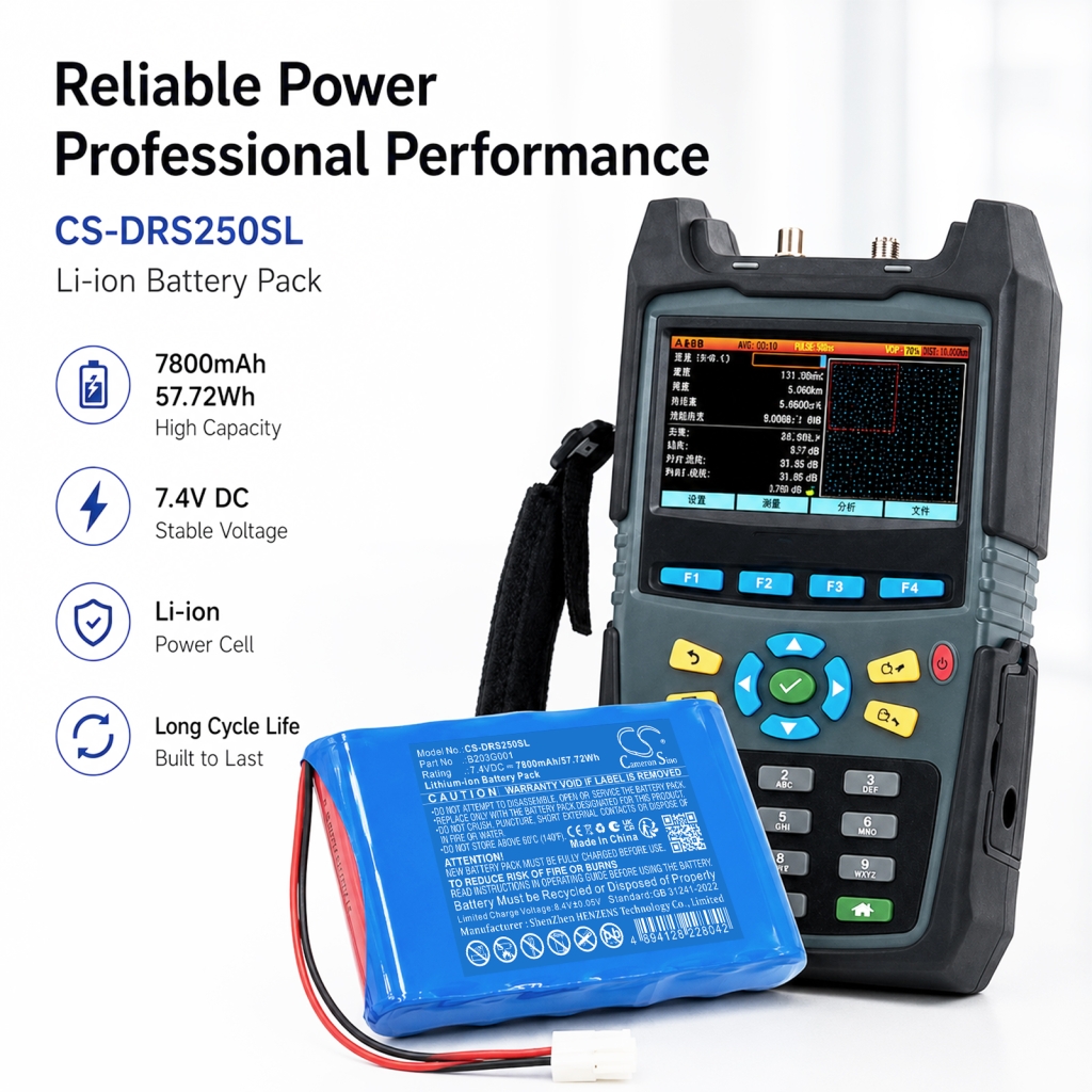 Batteri kompatibel med Deviser CS-DRS250SL