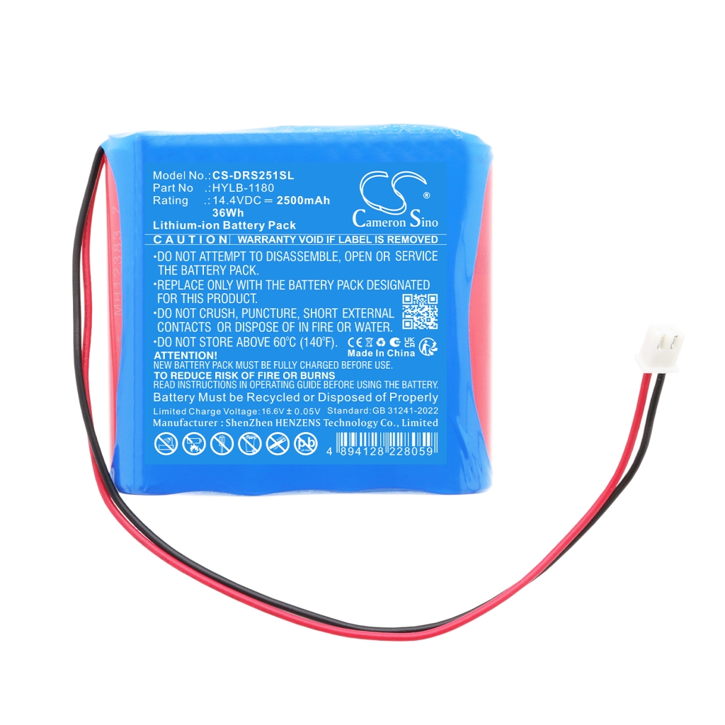 Batteri kompatibel med Deviser CS-DRS251SL
