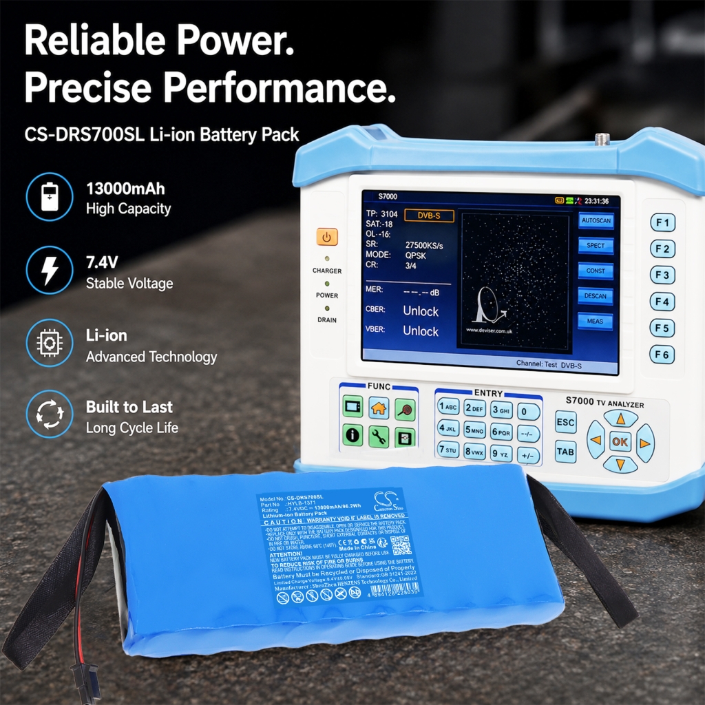 Batteri kompatibel med Deviser Deli CS-DRS700SL