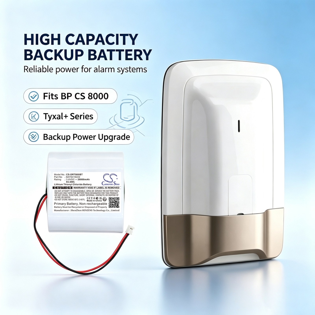 Batterier kompatibel med Delta Dore Bat CS 8000-SI-SEFIO3 Tyxal+ CS-DRT800BT