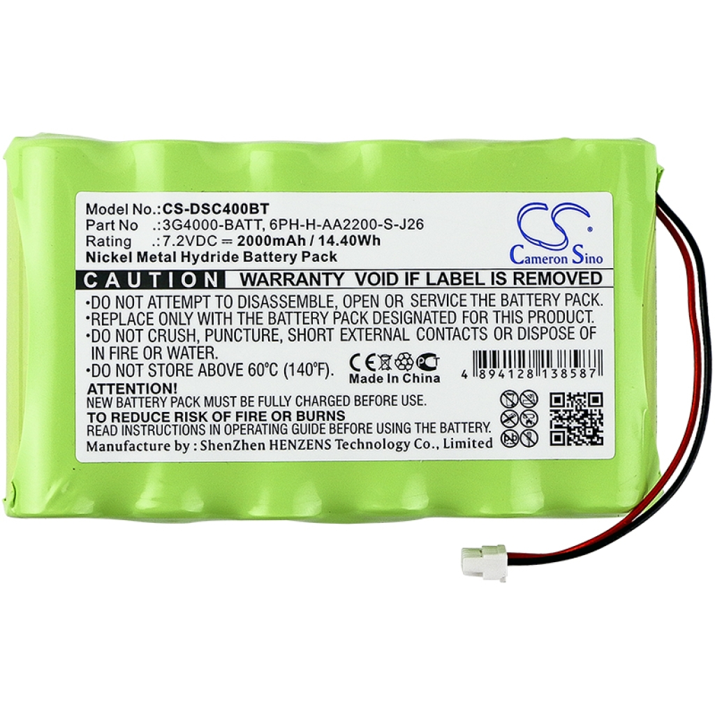 Hjemmesikkerhedskamera batteri Dsc CS-DSC400BT