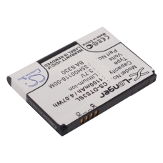 Kompatibel batteriudskiftning til HTC 35H00118-00M,BA S330,JADE160