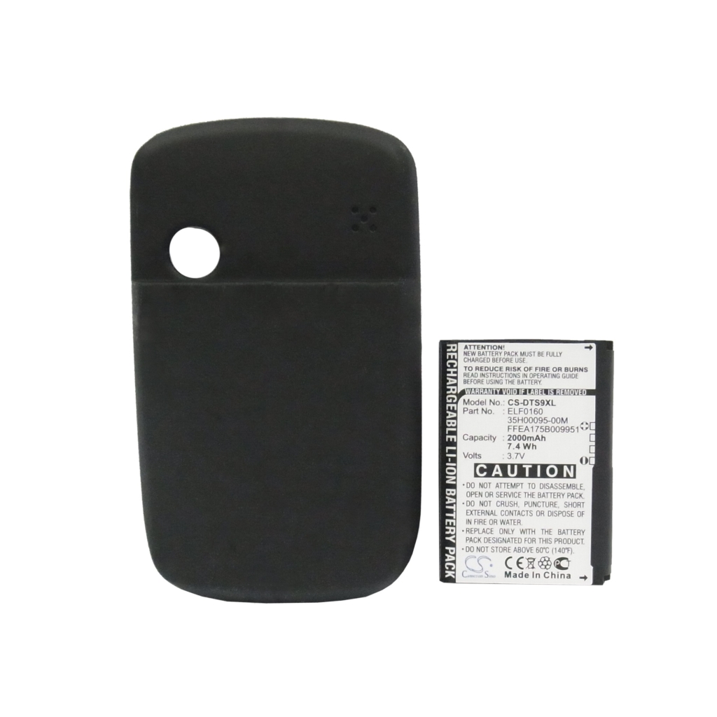 Batteri kompatibel med Verizon HTC Sprint Utstarcom CS-DTS9XL