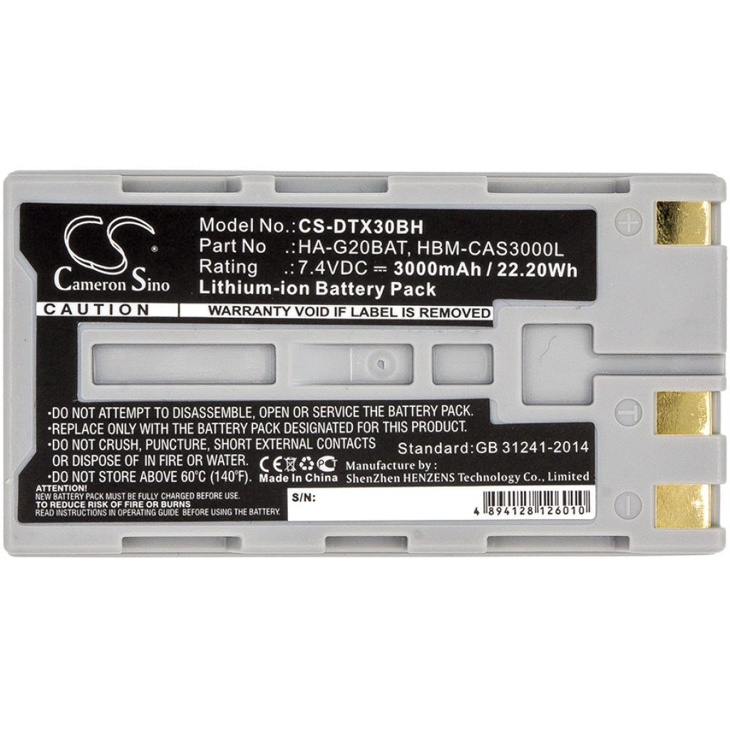 BarCode, Scanner Battery Casio DT-X30G