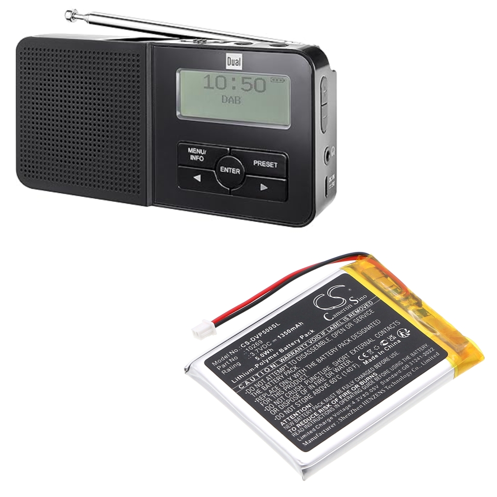DAB Digitalbatteri Dual CS-DVP500SL