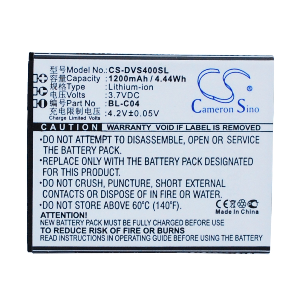 Mobiltelefonbatteri DOOV CS-DVS400SL